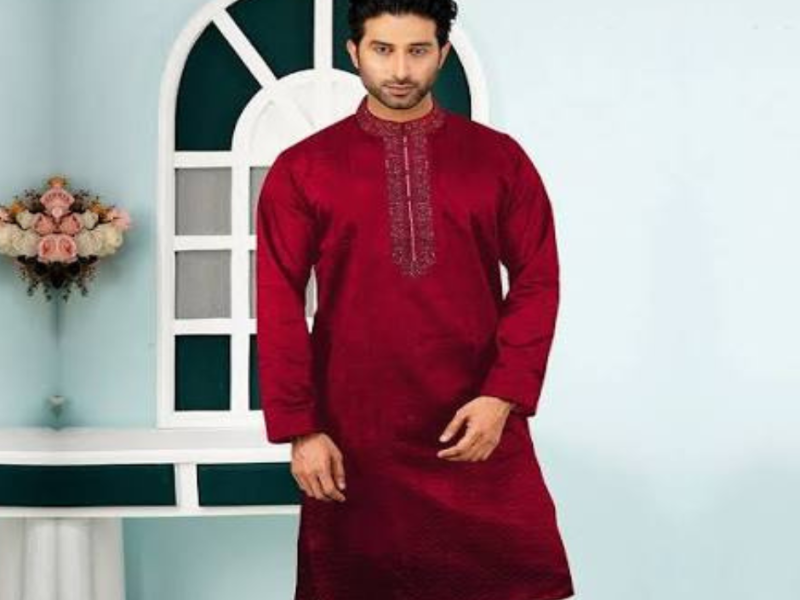 Stylish exclusive semi long panjaby